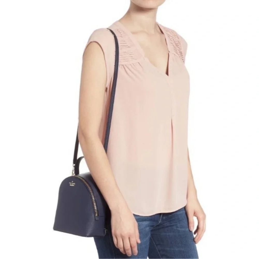NEW Kate Spade Cameron Street Binx Crossbody Backpack Navy preppy luxury